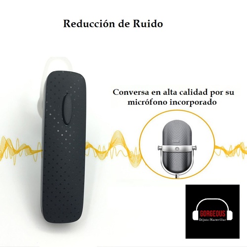  Auriculares Bluetooth, auricular inalámbrico Bluetooth manos  libres con micrófono con cancelación de ruido, funda de pantalla con  batería LED, auriculares manos libres individuales para : Celulares y  Accesorios
