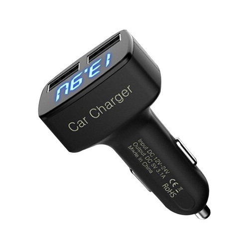 CARGADOR COCHE DOBLE USB 3.1A