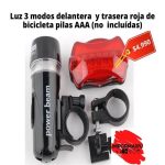 Linterna Led para bicicleta recargable USB potente frontal