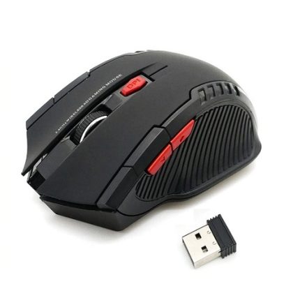Mouse Gamer Óptico inalámbrico Notebook Ratón PC Computadora DPI (Pilas AAA no incluídas)