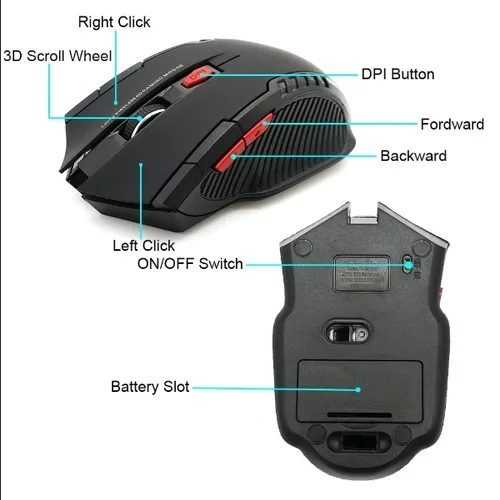 Mouse Gamer para ordenador PC y portatil 3 1