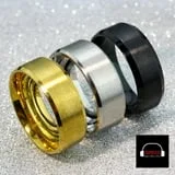 Anillo hombre Acero anillos juveniles acero quirúrgico acero inoxidable 8mm