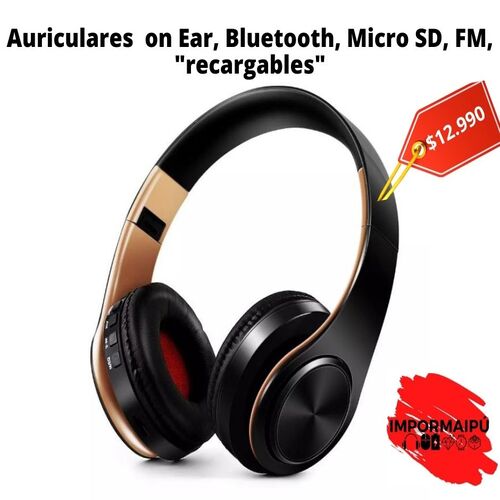 Audífonos Diadema Bluetooth P47 Con Microsd Fm Manos Libres