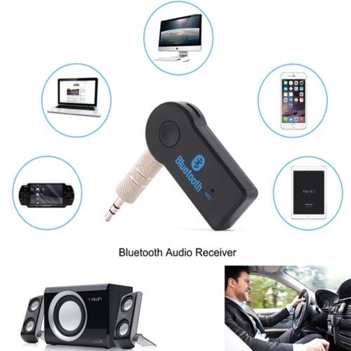 Adaptador Bluetooth Para Carro Auto Conector Inalambrico Receptor Musica  1/2 Pc
