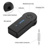 Transmisor Bluetooth Receptor Adaptador Auxiliar Sirve Para Audífonos Jack 3.5 y Radio del Auto