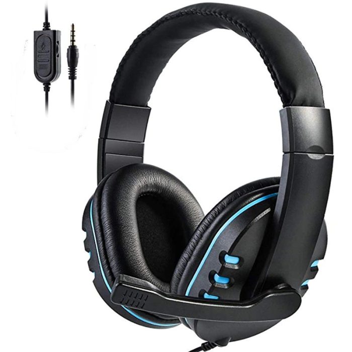 2 Auriculares on Ear Gamer con cable y microfono extendido negros