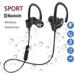 Audífonos Bluetooth Auriculares Inalámbricos Recargable Gamer Manos Libres 4hrs Ganchos Y Cable