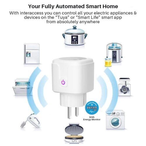 Enchufe Inteligente AFGVK Alexa Echo Y Google Home Solo WiFi - Temu