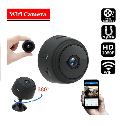 ZOLGINAH Mini cámara espía inalámbrica HD 1080P WiFi cámara espía