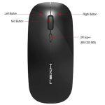 Mouse Recargable USB Silencioso Ratón Ergonómico Inalámbrico Y Óptico DPI PC Notebook