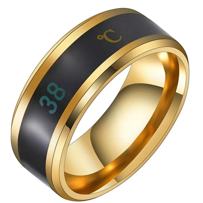 5 Anillo Titanio indicador de Tem 1