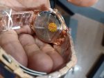 Reloj de Acero para Mujer Curren Cuarzo Correa Acero Inoxidable Análogo Esfera Cronógrafo Dorado