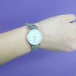Reloj Para Mujer de Cuarzo con Pulsera Correa Cuero Análogo Esfera Cronógrafo 7mm