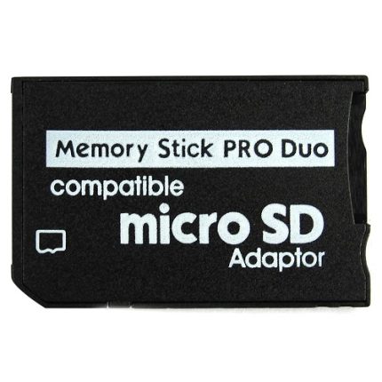Adaptador Memoria Pro Duo PSP Portatil Micro SD Memory Stick Duo para Playstation Portable Sony