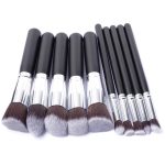 Set de brochas maquillaje profesionales calidad 10 unidades cosmeticos sombra ojos