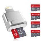 Adaptador Tarjeta Micro SD Iphone Lector Memoria Ligthning Apple IOS Sandisk GB TF