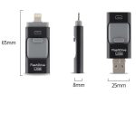 Pendrive OTG 4 en 1 USB Micro USB Tipo C Lightning Iphone Booteable 8 GB Gigabite Unidad Flash Para TV Y Música