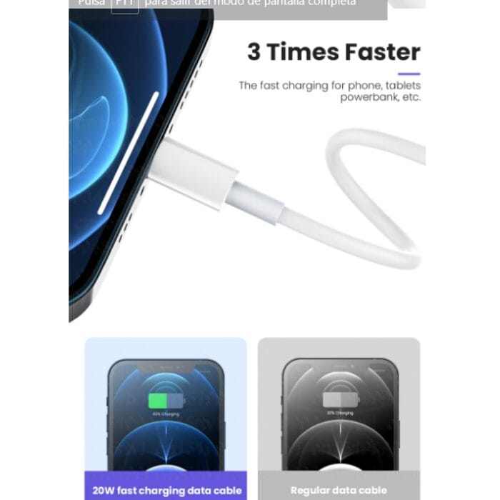 Cable Tipo C a Iphone 4