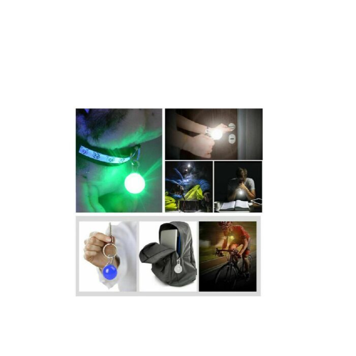Collar Bola Led Perros y gatos mascotas 8