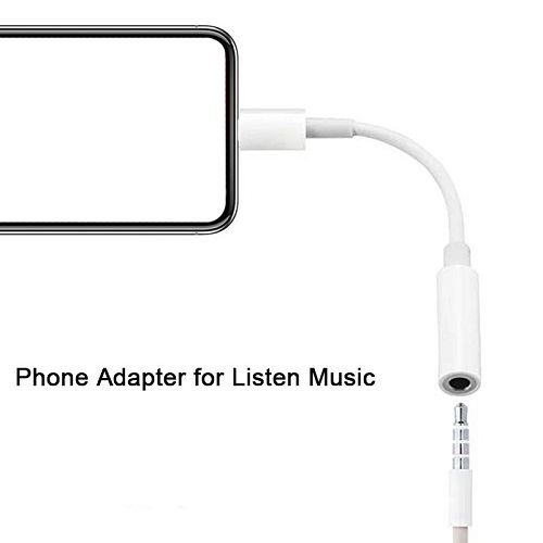 Adaptador de iluminación a iluminación de iPhone, adaptador de  auriculares/doble iluminación AUX + adaptador de cargador Dongle Cable