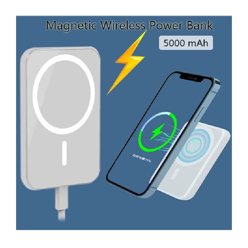 Batería MagSafe Inalámbrica Magnética Recargable para iPhone