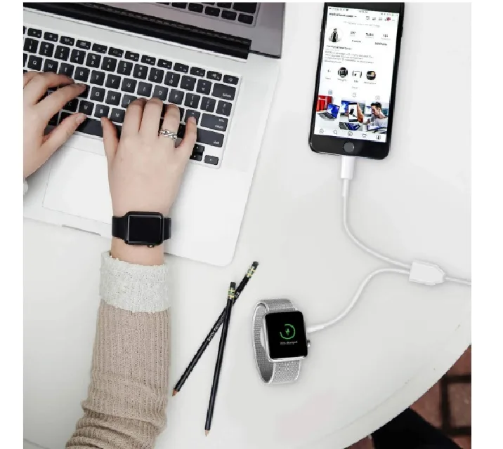 4 cargador inaambrico magnetico usb