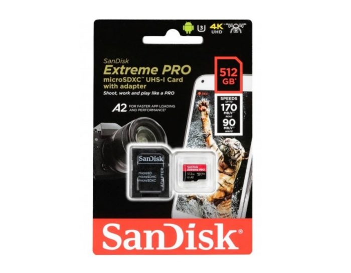 8 Tarjeta Memoria SD Sandisk Extreme Pro 4K 512GB