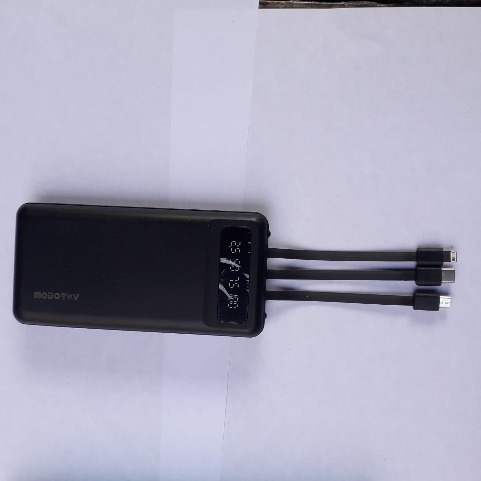 PowerBank Batería Externa para celulares 20000 Mah 4 Cables incluídos Tipo  C y más Cargador Portatil - ImporMaipú