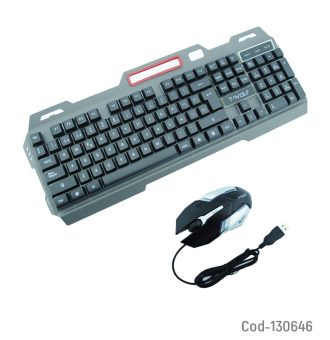 0 Teclado + mouse cable wolf