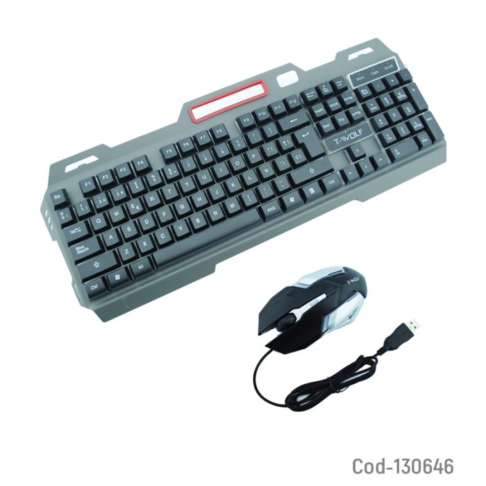 0 Teclado mouse cable wolf