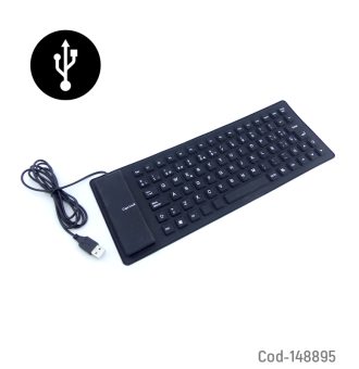 1 Teclado Flexible usb para viajes 1