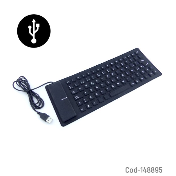 1 Teclado Flexible usb para viajes 1