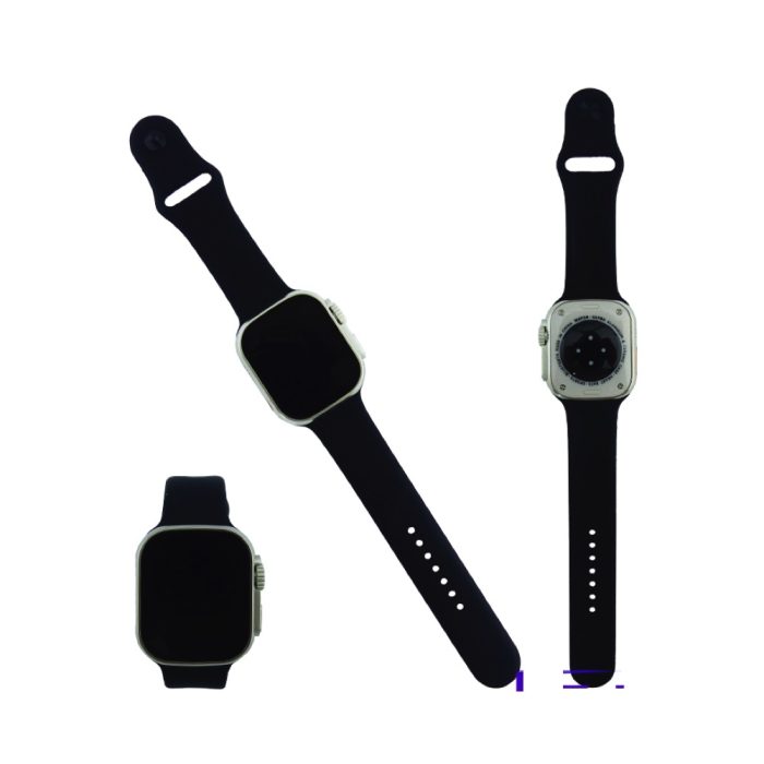 3 SMARTWATCH ULTRA KIT 4 CORREAS NOTIFICACIONES WHATSAPP Y LLAMADAS NEGRO