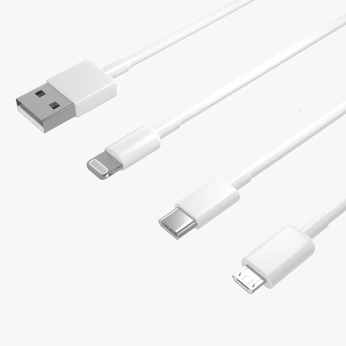 Cable 3 en 1 para carga celular